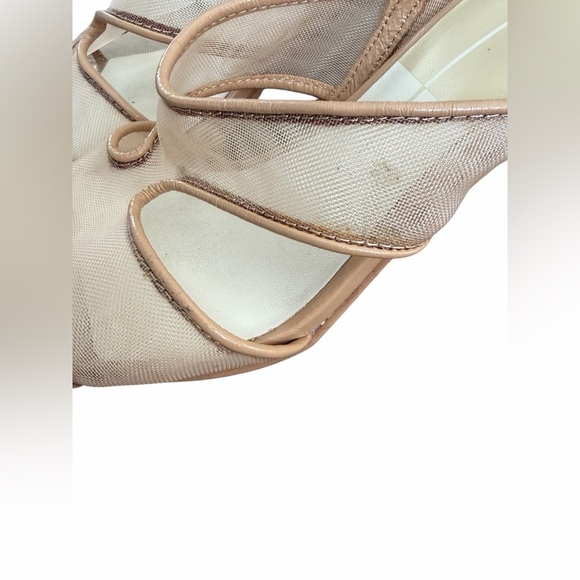 Dolce Vita Tan Mesh Heels - Picture 12 of 12